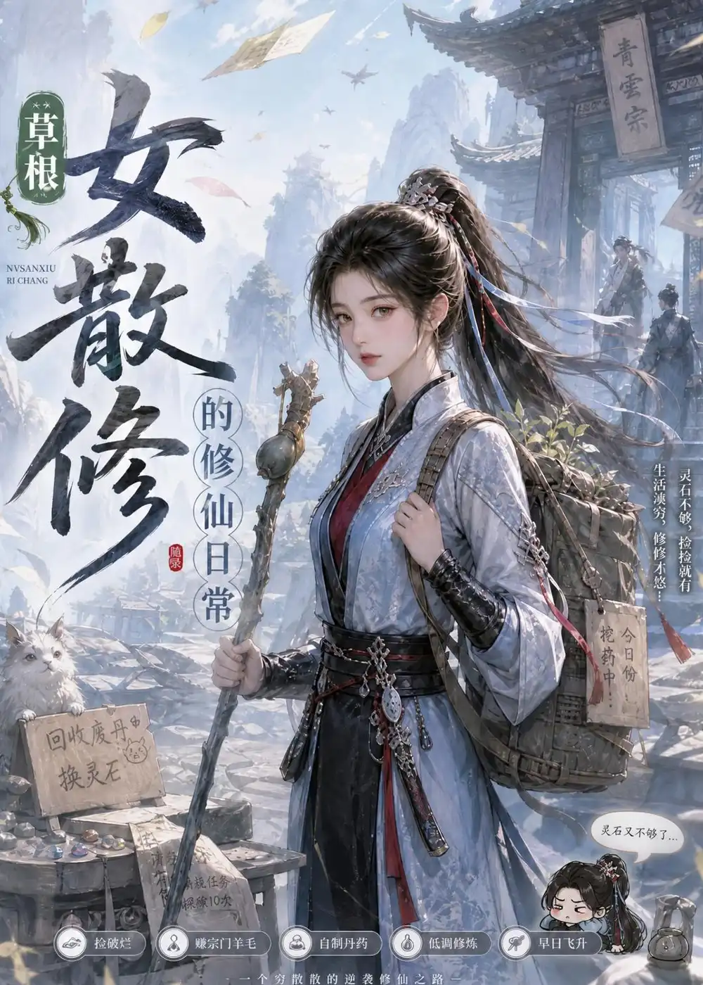 《草根女散修的修仙日常（108集）AI短剧》短剧全集免费在线看