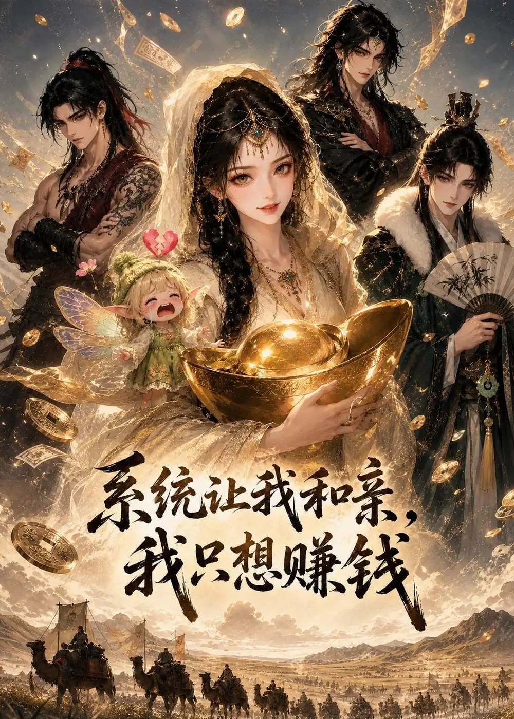 《系统让我和亲，我只想赚钱&系统让我和亲我只想赚钱（95集）AI短剧》短剧全集免费在线看