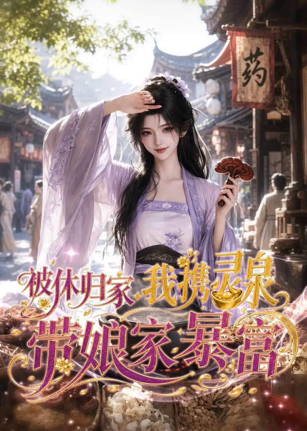 《被休归家：我携灵泉带娘家暴富&被休归家我携灵泉带娘家暴富（58集）AI短剧》短剧全集免费在线看