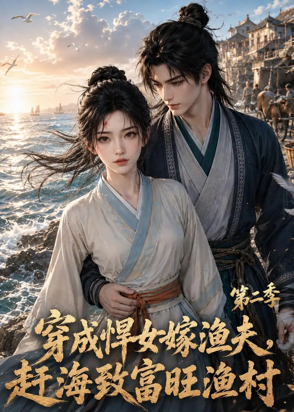 《穿成悍女嫁渔夫，赶海致富旺渔村第二季&穿成悍女嫁渔夫赶海致富旺渔村第二季（52集）AI短剧》短剧全集免费在线看