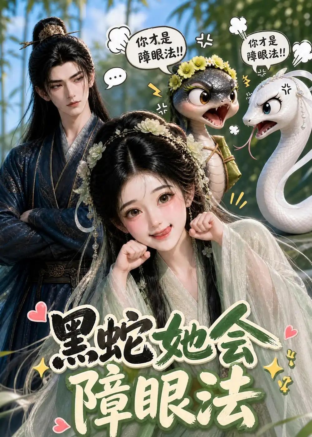 《黑蛇她会障眼法（62集）AI短剧》短剧全集免费在线看