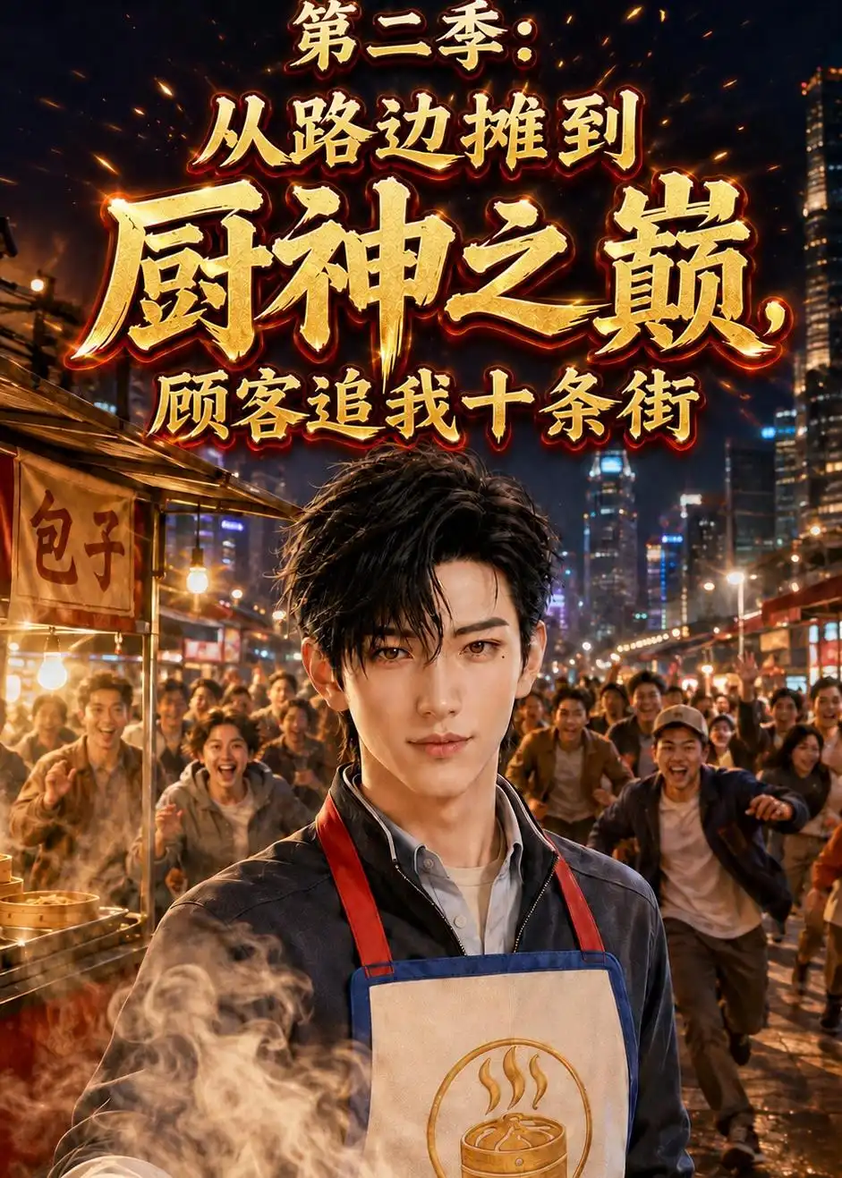 《第二季从路边摊到厨神之巅，顾客追我十条街&第二季从路边摊到厨神之巅顾客追我十条街（104集）AI短剧》短剧全集免费在线看