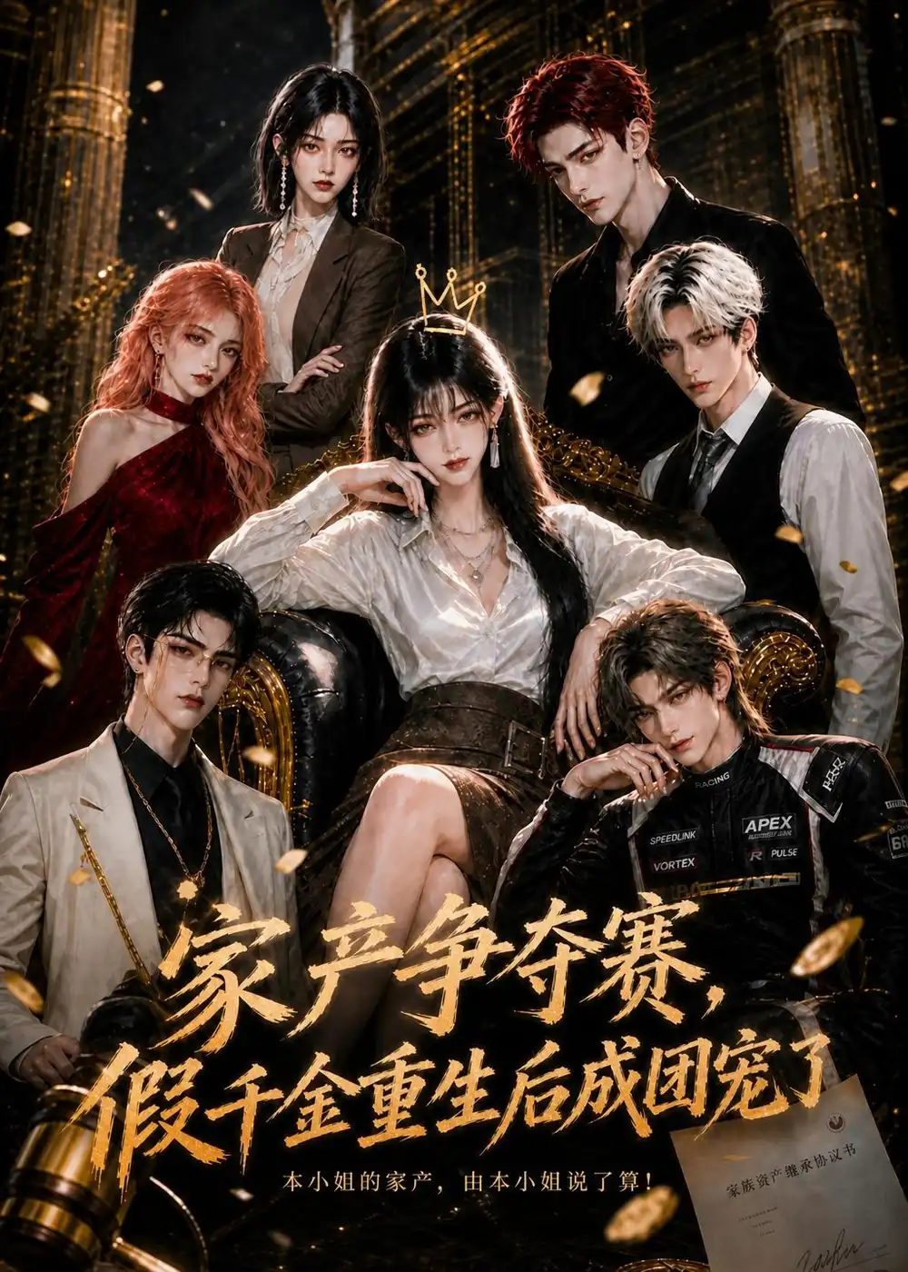 《家产争夺赛，假千金重生后成团宠了&家产争夺赛假千金重生后成团宠了（100集）AI短剧》短剧全集免费在线看