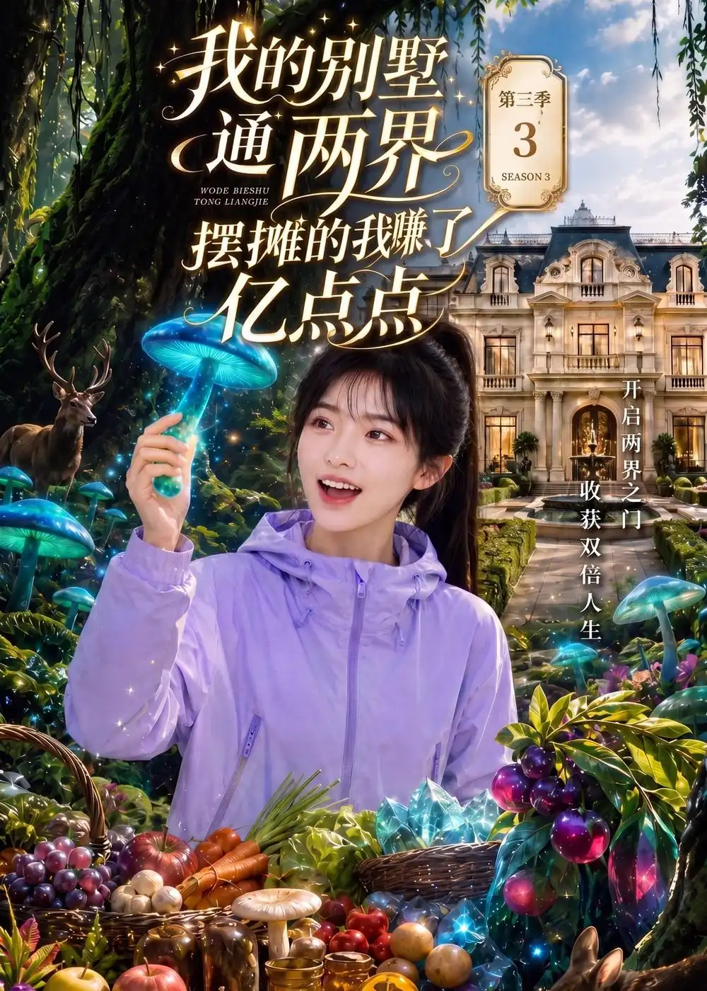 《我的别墅通两界，摆摊的我赚了亿点点第三季&我的别墅通两界摆摊的我赚了亿点点第三季（104集）AI短剧》短剧全集免费在线看