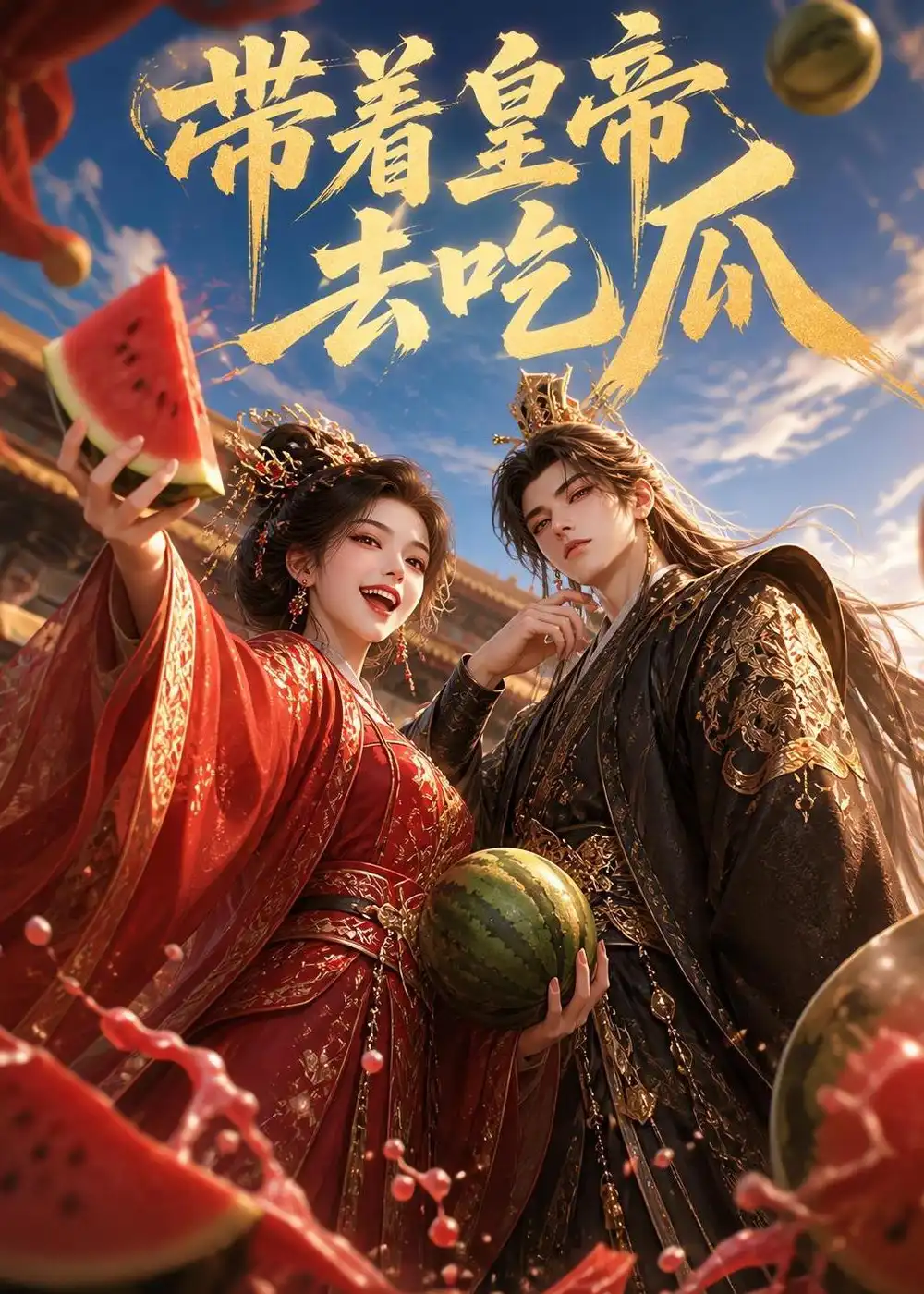 《带着皇帝去吃瓜（116集）AI短剧》短剧全集免费在线看