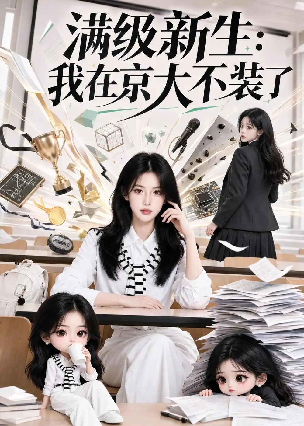 《满级新生：我在京大不装了&满级新生我在京大不装了（45集）AI短剧》短剧全集免费在线看