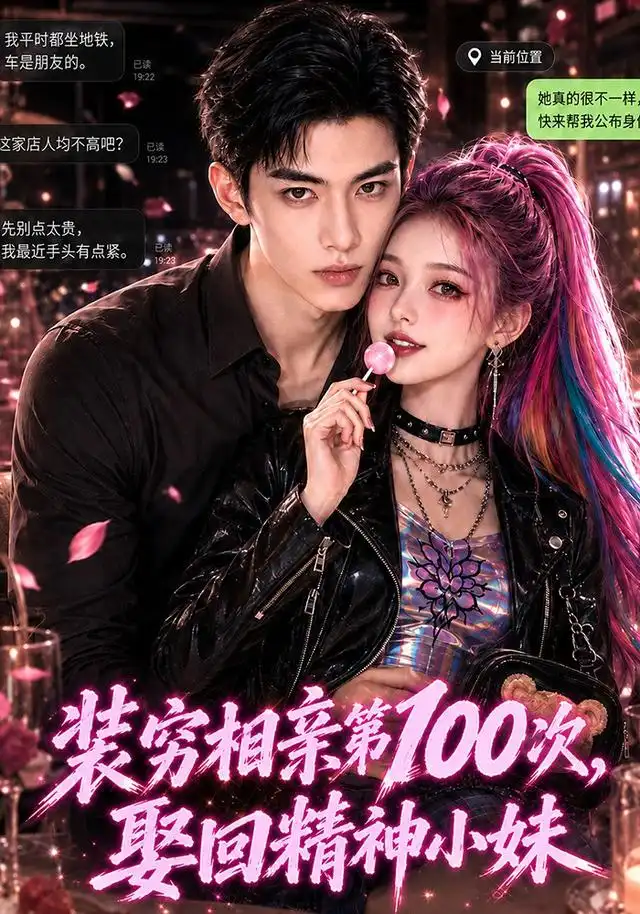 《装穷相亲第100次，娶回精神小妹&装穷相亲第100次娶回精神小妹（80集）AI短剧》短剧全集免费在线看