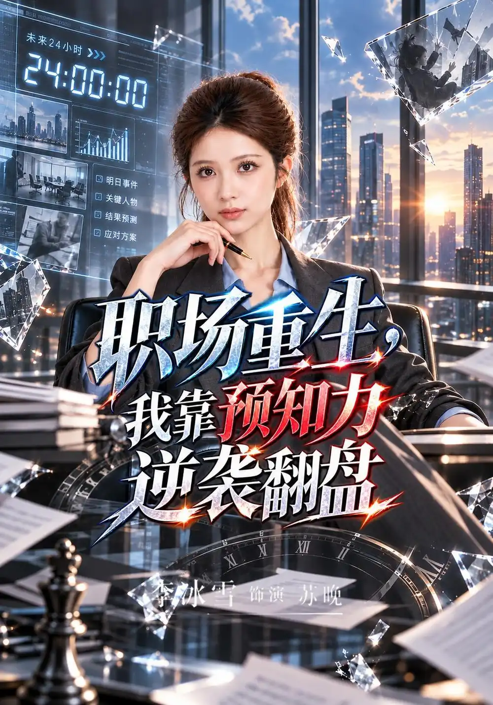 《职场重生，我靠预知力逆袭翻盘（60集）李冰雪&文凯》短剧全集免费在线看