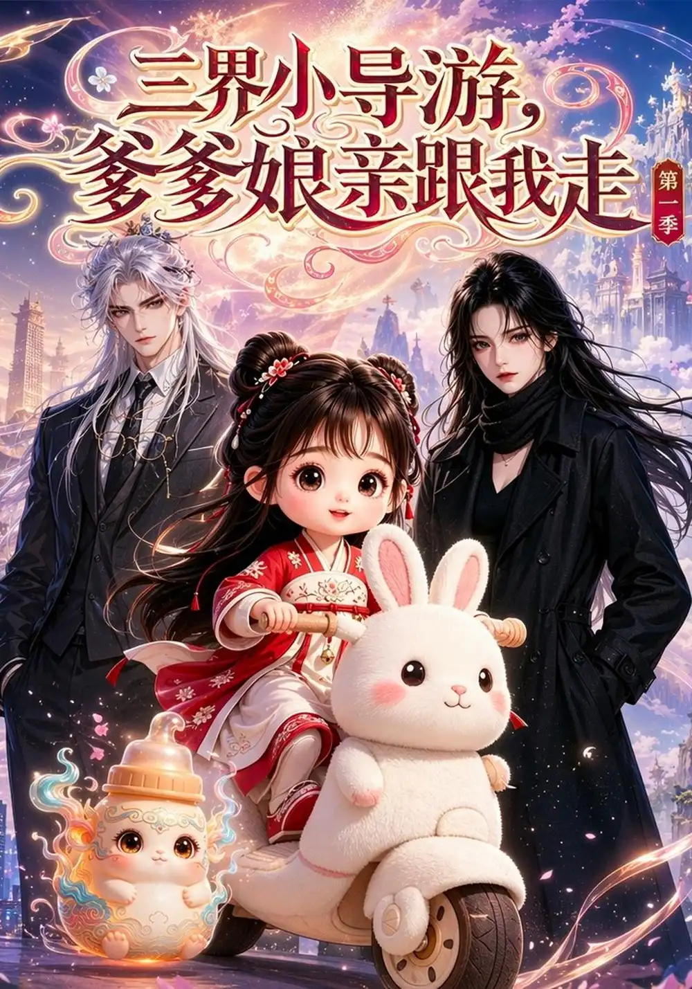 《三界小导游，爹爹娘亲跟我走第一季&三界小导游爹爹娘亲跟我走第一季（44集）AI短剧》短剧全集免费在线看