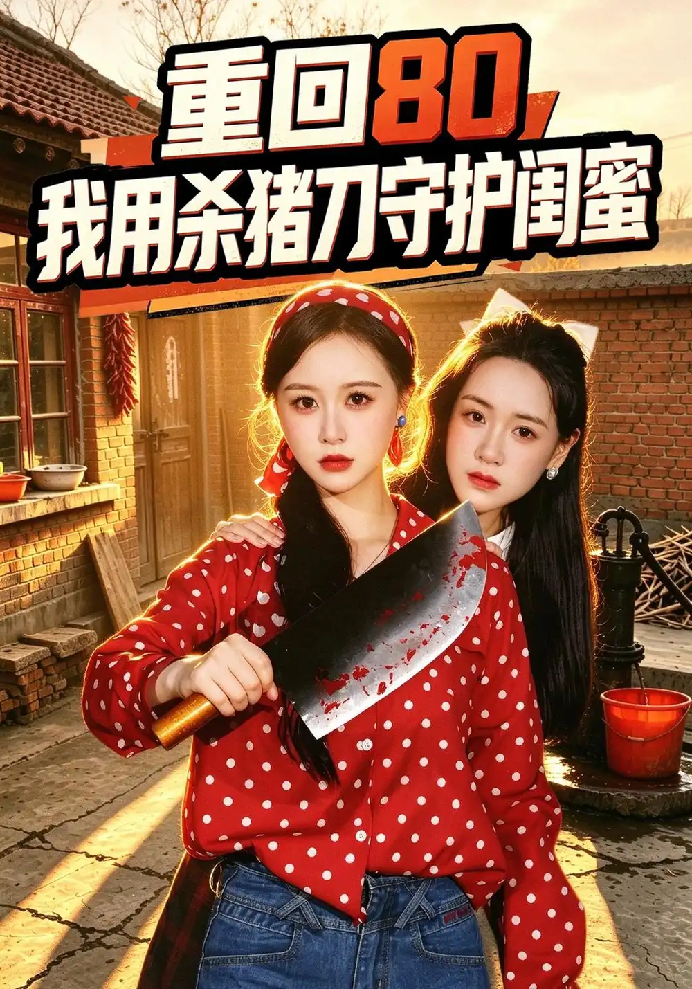 《重回80：我用杀猪刀守护闺蜜&重回80我用杀猪刀守护闺蜜（60集）夏文馨＆邢浩＆李松柏》短剧全集免费在线看
