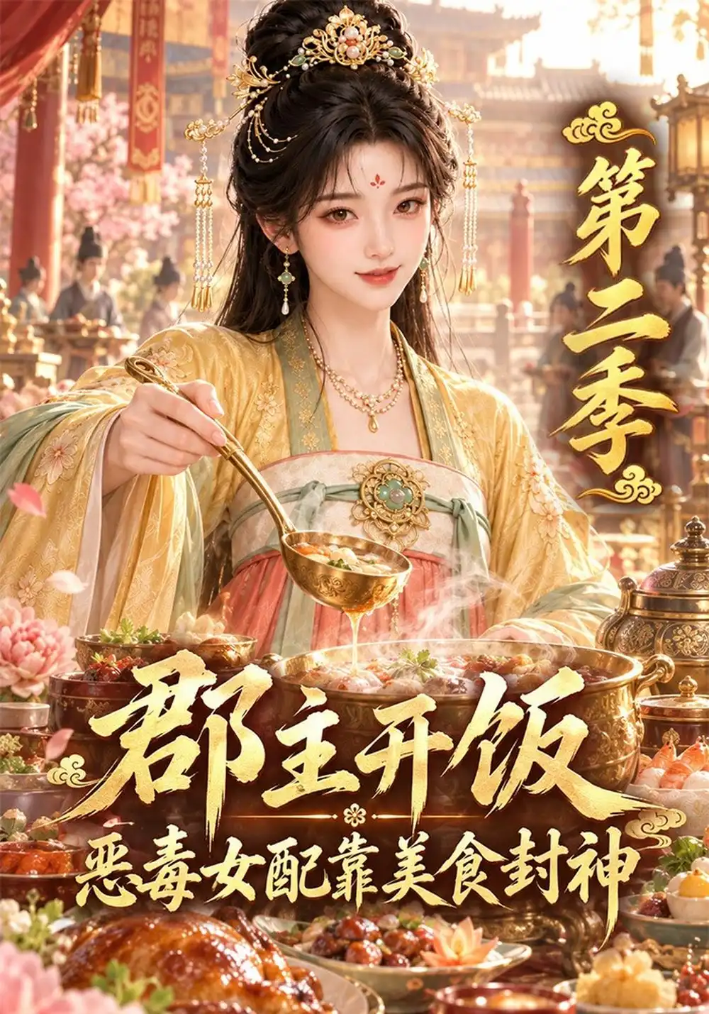 《郡主开饭：恶毒女配靠美食封神第二季&郡主开饭恶毒女配靠美食封神第二季（125集）AI短剧》短剧全集免费在线看