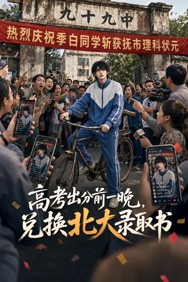 《高考出分前一晚，兑换北大录取书&高考出分前一晚兑换北大录取书（86集）AI短剧》短剧全集免费在线看