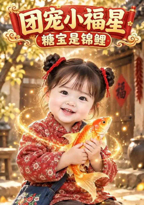 《团宠小福星：糖宝是锦鲤&团宠小福星糖宝是锦鲤（141集）AI短剧》短剧全集免费在线看