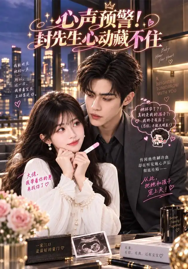 《心声预警！封先生心动藏不住&心声预警封先生心动藏不住（82集）AI短剧》短剧全集免费在线看