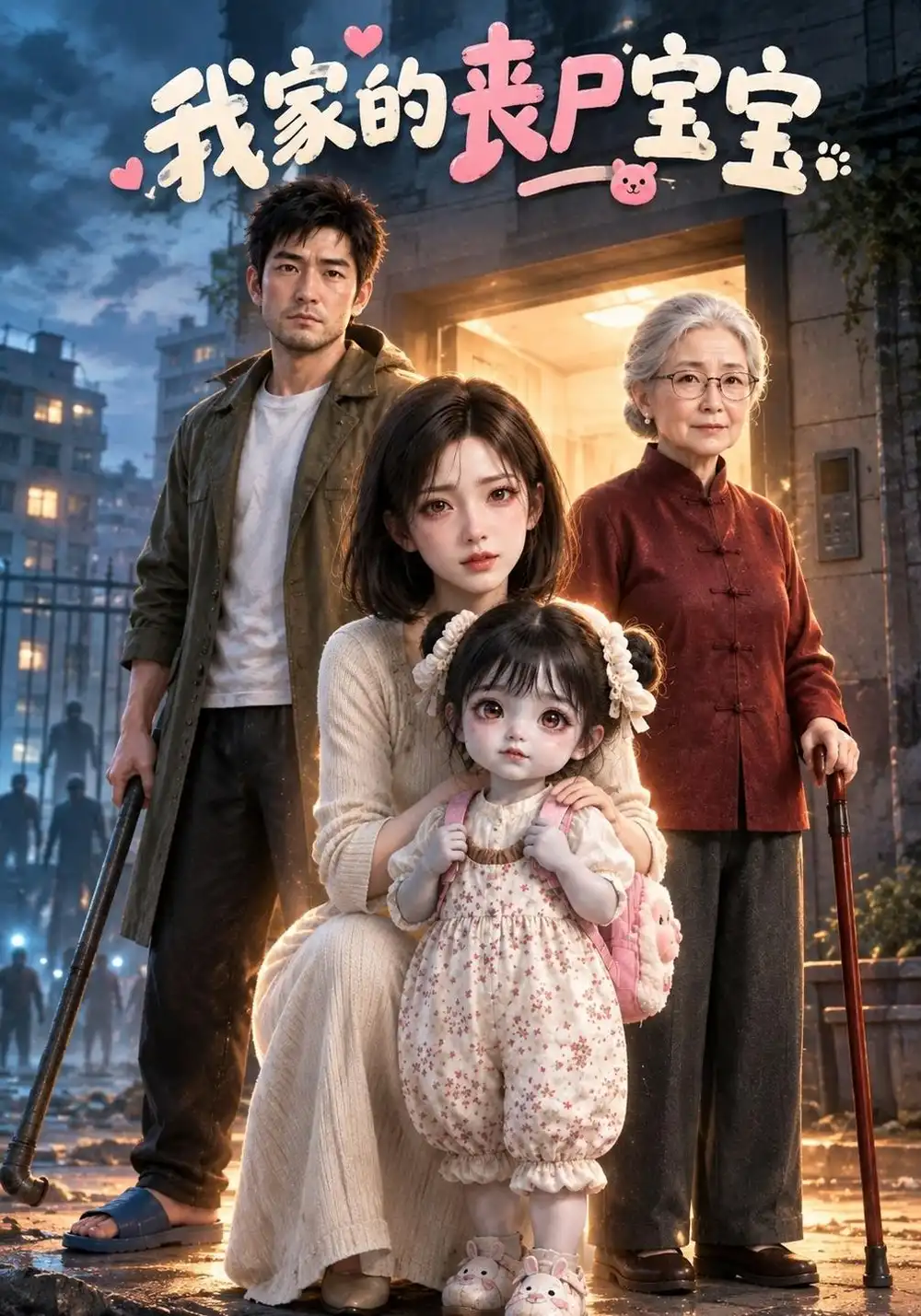 《我家的丧尸宝宝（72集）AI短剧》短剧全集免费在线看