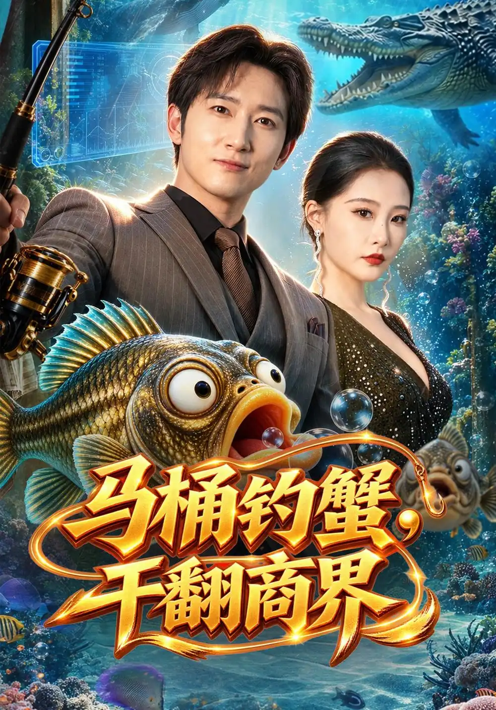 《马桶钓蟹，干翻商界（46集）陈沛苏&张震》短剧全集免费在线看
