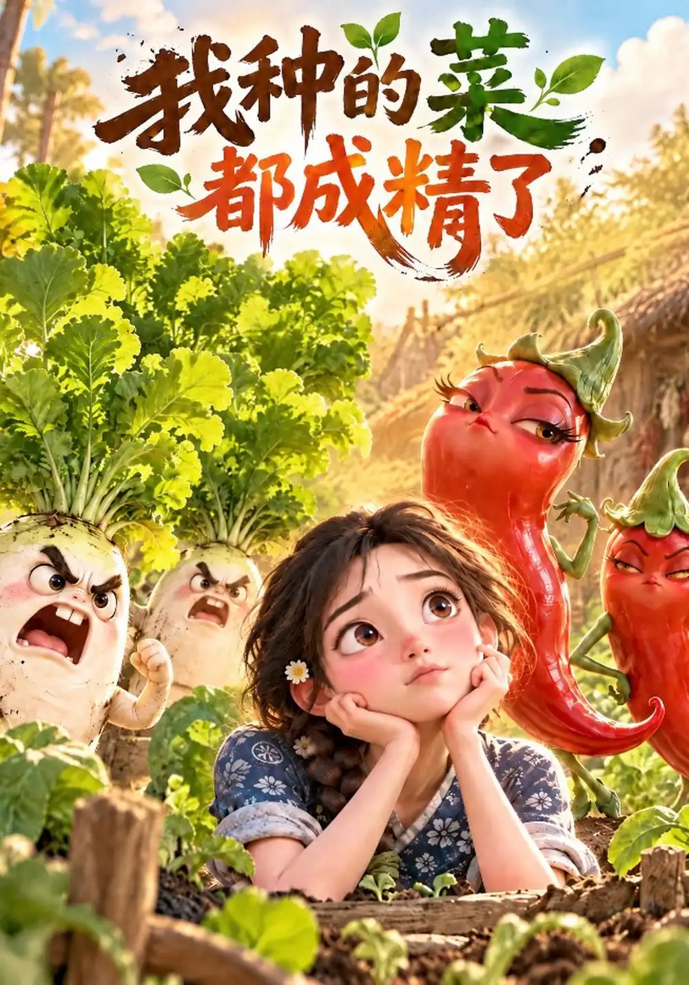 《我种的菜都成精了（150集）AI短剧》短剧全集免费在线看