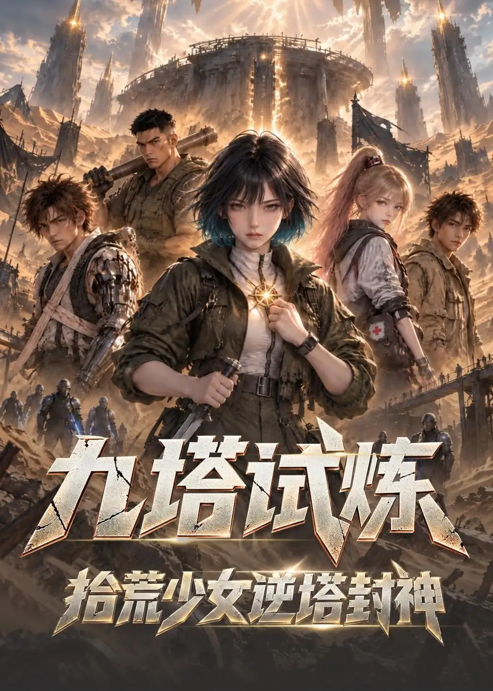 《九塔试炼：拾荒少女逆塔封神&九塔试炼拾荒少女逆塔封神（80集）AI短剧》短剧全集免费在线看