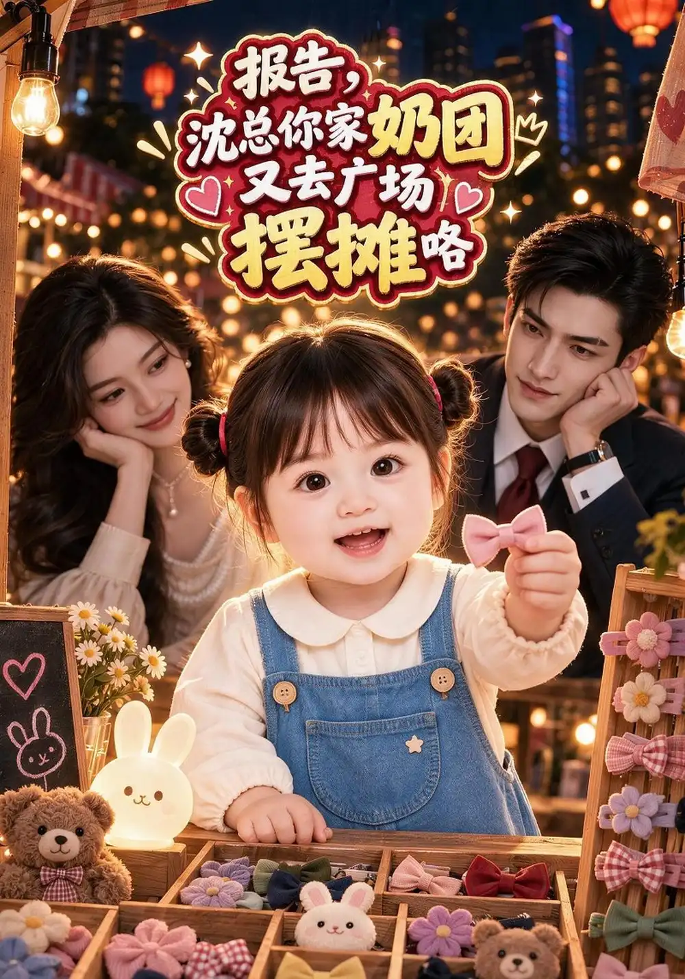 《报告，沈总你家奶团又去广场摆摊咯&报告沈总你家奶团又去广场摆摊咯（326集）AI短剧》短剧全集免费在线看