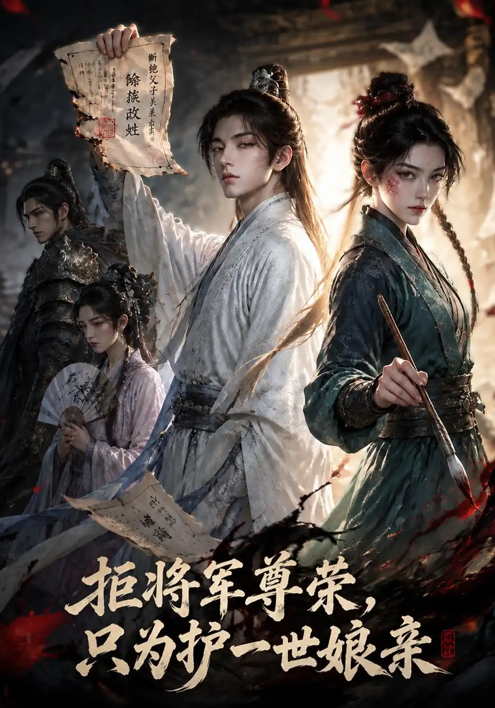 《拒将军尊荣，只为护一世娘亲&拒将军尊荣只为护一世娘亲（76集）AI短剧》短剧全集免费在线看