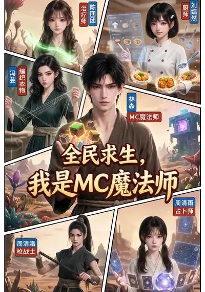 《全民求生，我是MC魔法师&全民求生我是MC魔法师（102集）AI短剧》短剧全集免费在线看