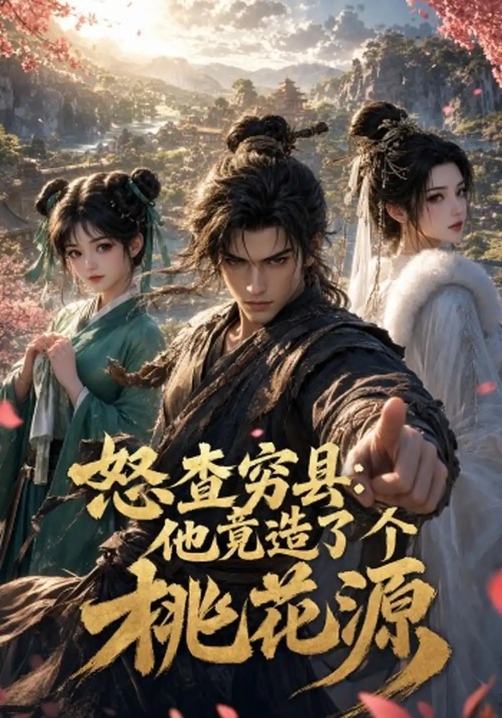 《怒查穷县：他竟造了个桃花源&怒查穷县他竟造了个桃花源（53集）AI短剧》短剧全集免费在线看