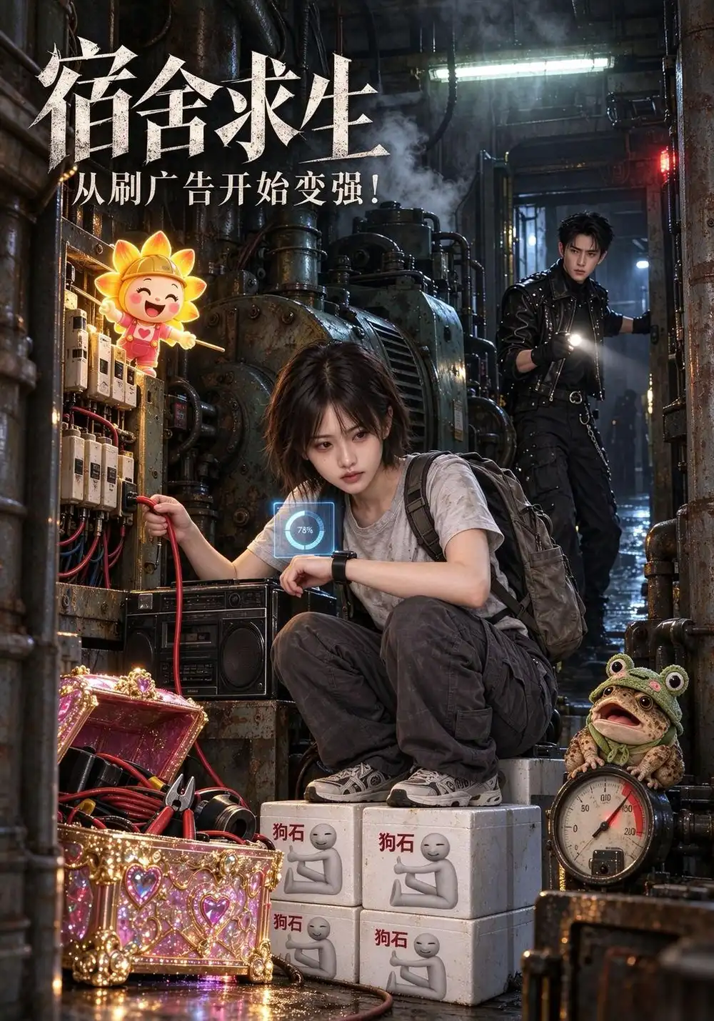 《宿舍求生：从刷广告开始变强！&宿舍求生从刷广告开始变强（89集）AI短剧》短剧全集免费在线看