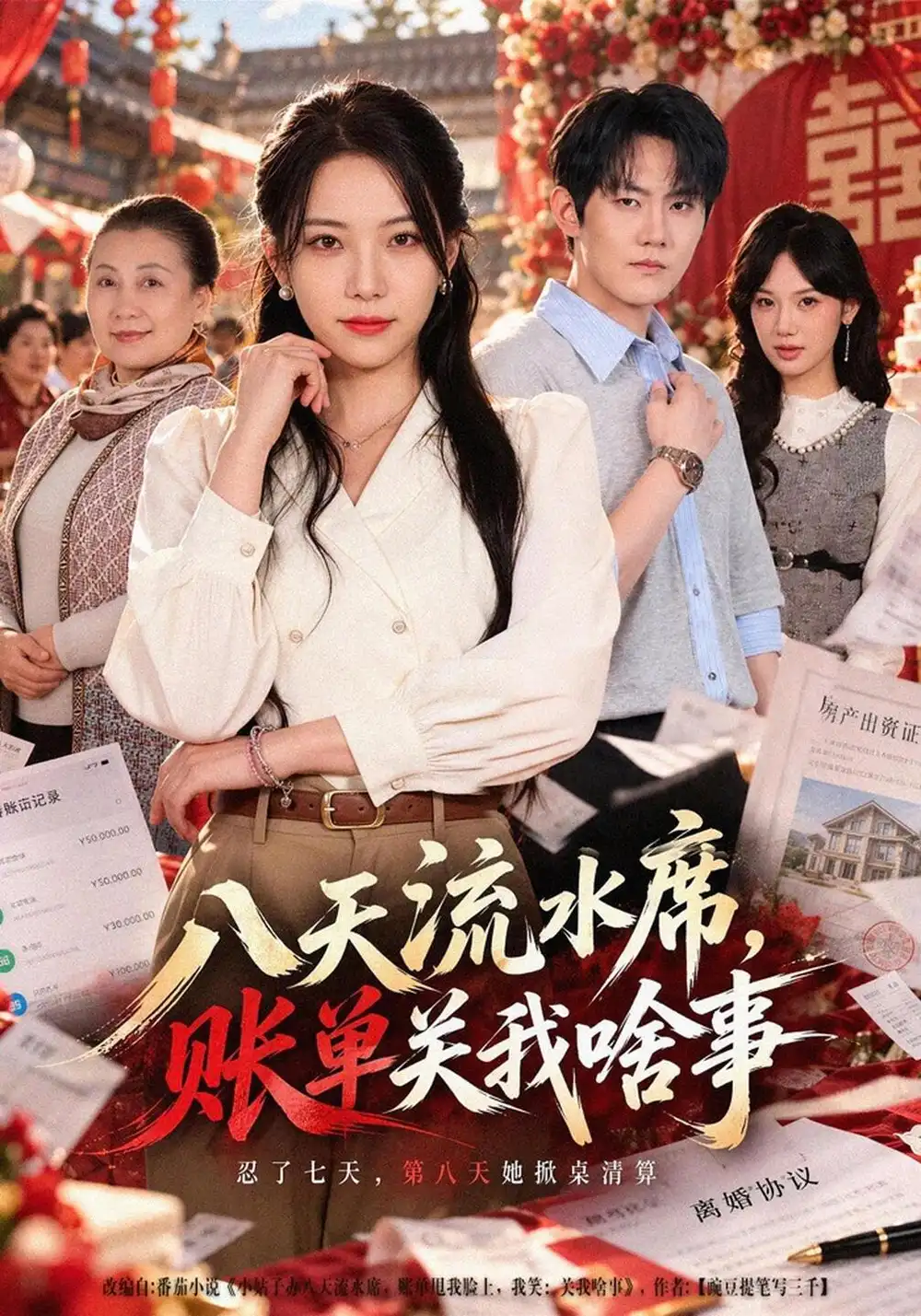 《八天流水席，账单关我啥事（40集）千歆&张胜寒》短剧全集免费在线看