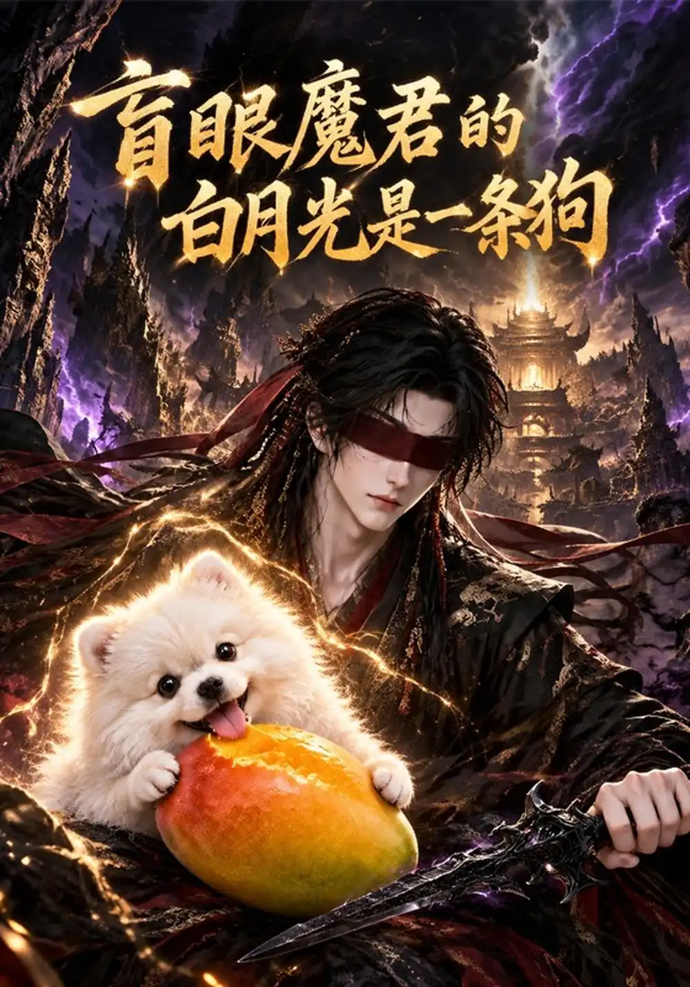 《盲眼魔君的白月光是一条狗（95集）AI短剧》短剧全集免费在线看