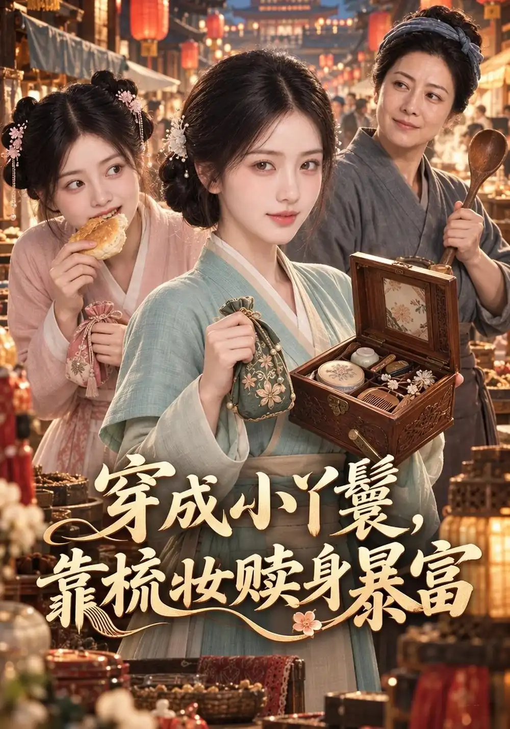 《穿成小丫鬟，靠梳妆赎身暴富&穿成小丫鬟靠梳妆赎身暴富（141集）AI短剧》短剧全集免费在线看