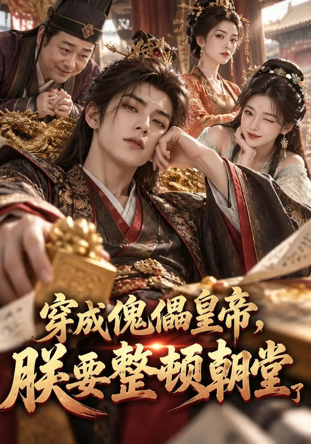 《穿成傀儡皇帝，朕要整顿朝堂了&穿成傀儡皇帝朕要整顿朝堂了（309集）AI短剧》短剧全集免费在线看
