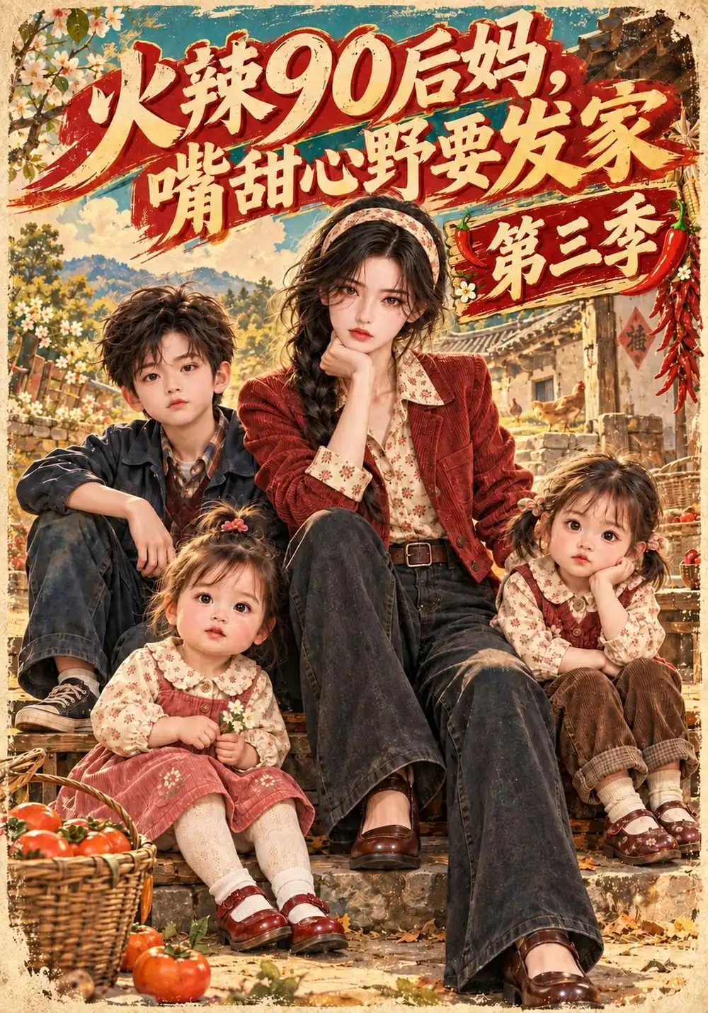 《火辣90后妈，嘴甜心野要发家第三季&火辣90后妈嘴甜心野要发家第三季（168集）AI短剧》短剧全集免费在线看