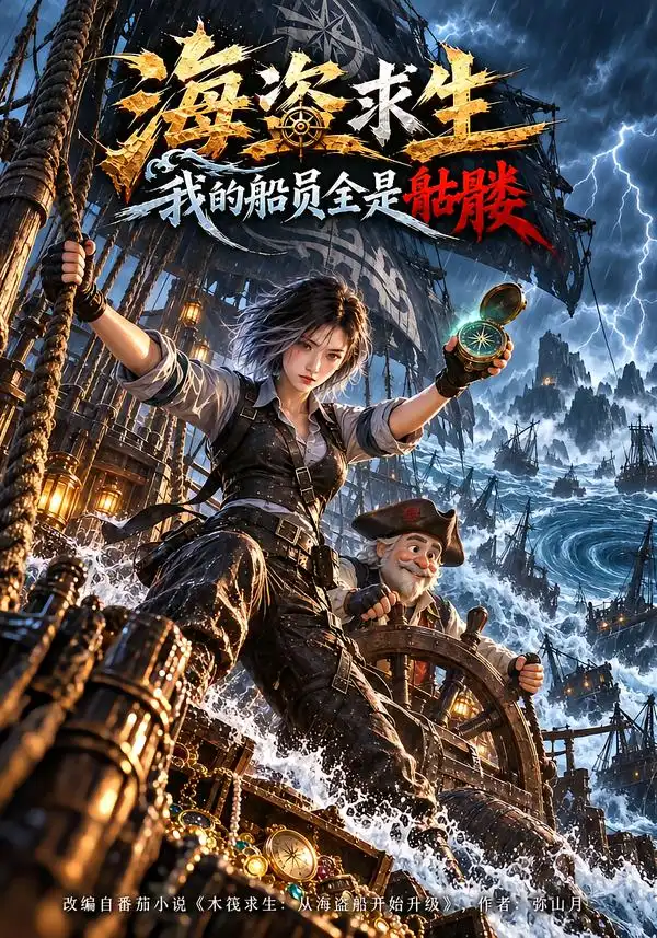 《海盗求生我的船员全是骷髅（70集）AI短剧》短剧全集免费在线看
