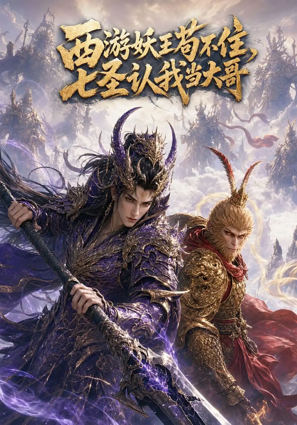 《西游妖王苟不住，七圣认我当大哥&西游妖王苟不住七圣认我当大哥（90集）AI短剧》短剧全集免费在线看