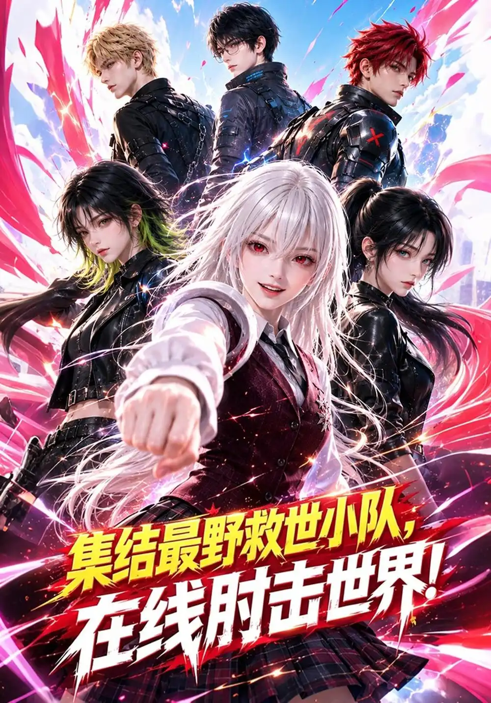 《集结最野救世小队，在线肘击世界！&集结最野救世小队在线肘击世界（160集）AI短剧》短剧全集免费在线看