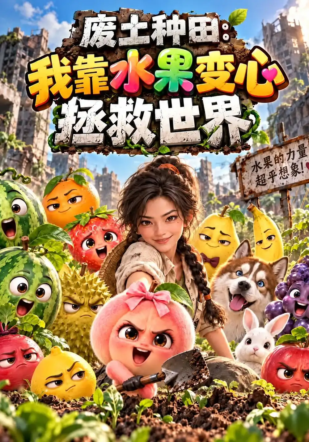 《废土种田：我靠水果变心拯救世界&废土种田我靠水果变心拯救世界（166集）AI短剧》短剧全集免费在线看