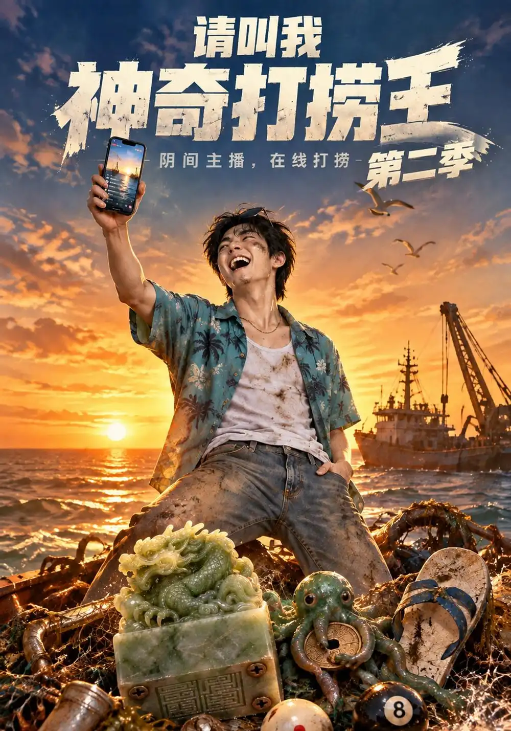 《请叫我神奇打捞王第二季（151集）AI短剧》短剧全集免费在线看