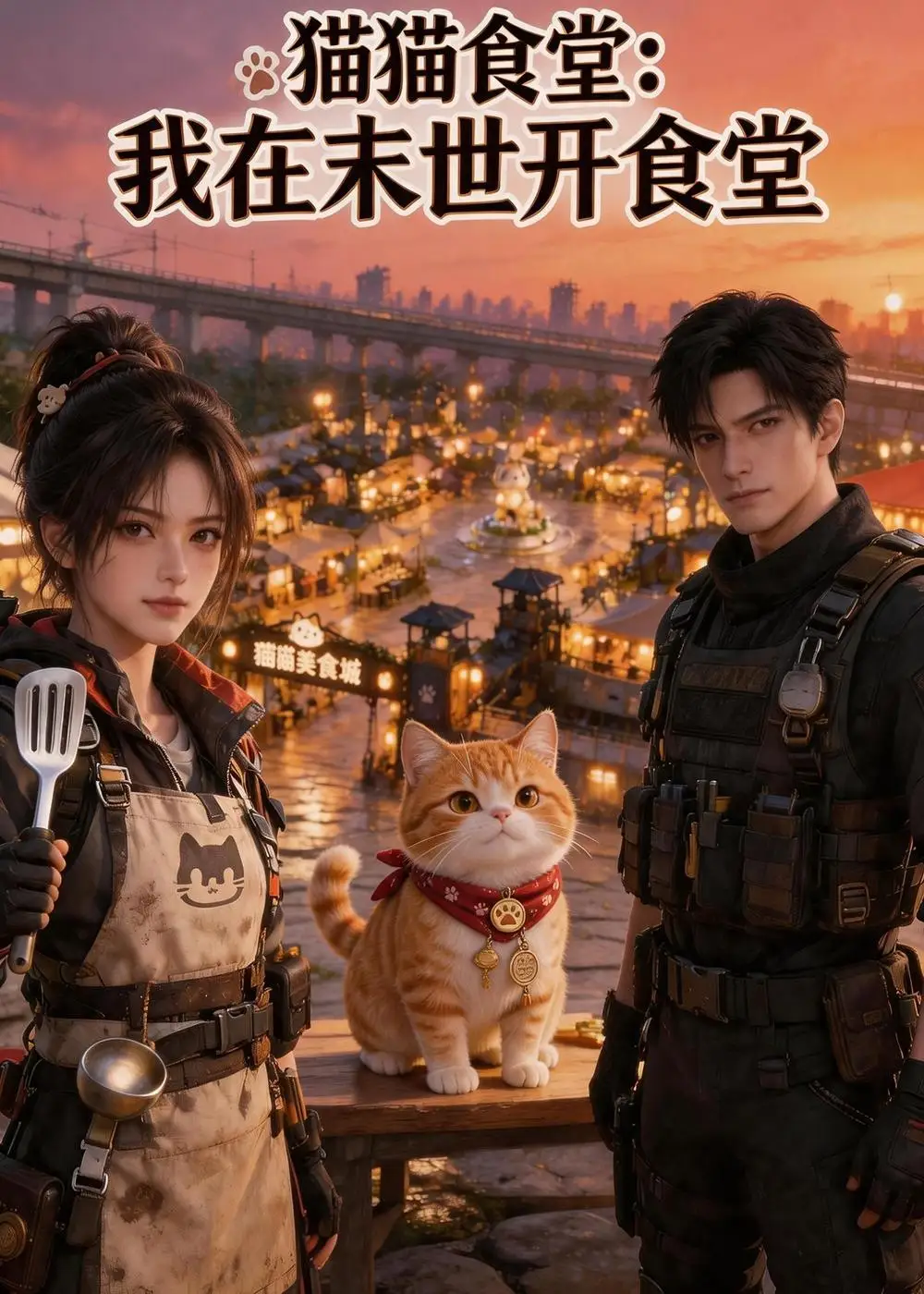 《猫猫食堂：我在末世开食堂&猫猫食堂我在末世开食堂（91集）AI短剧》短剧全集免费在线看