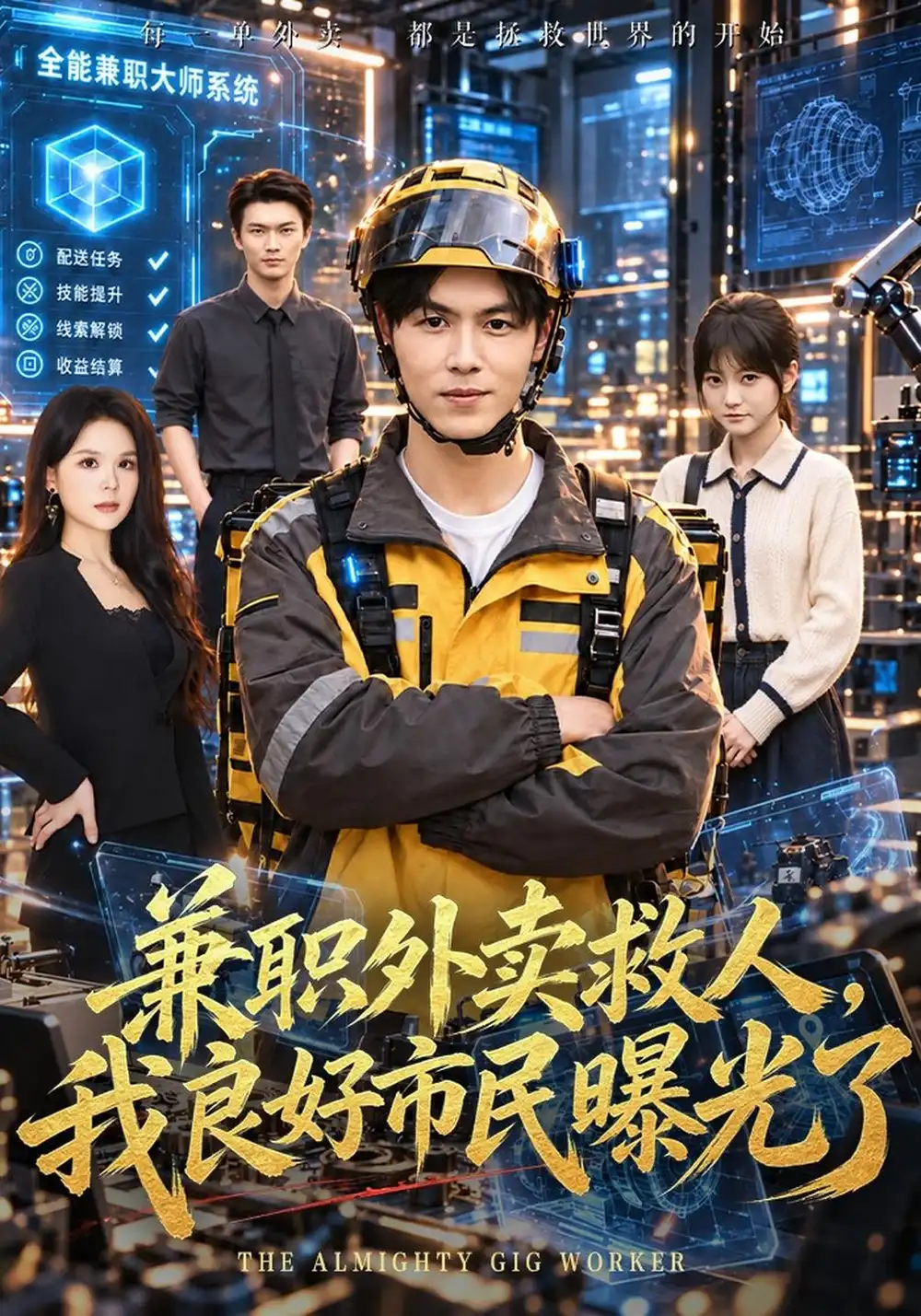 《兼职外卖救人，我良好市民曝光了&兼职外卖救人我良好市民曝光了（43集）夜博＆王煜可晴》短剧全集免费在线看