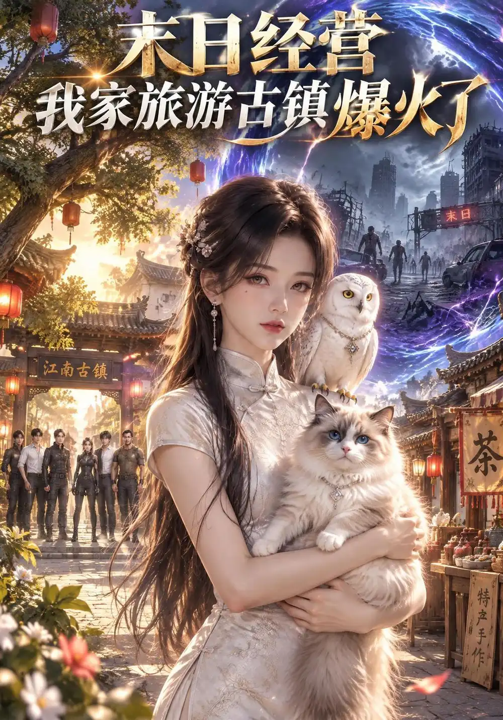 《末日经营我家旅游古镇爆火了（126集）AI短剧》短剧全集免费在线看