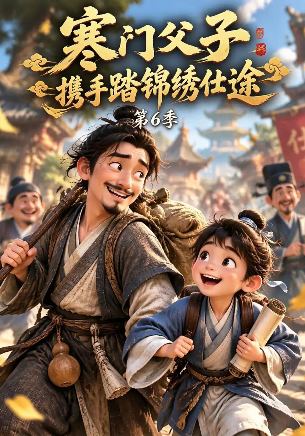 《寒门父子，携手踏锦绣仕途第6季&寒门父子携手踏锦绣仕途第6季（216集）AI短剧》短剧全集免费在线看