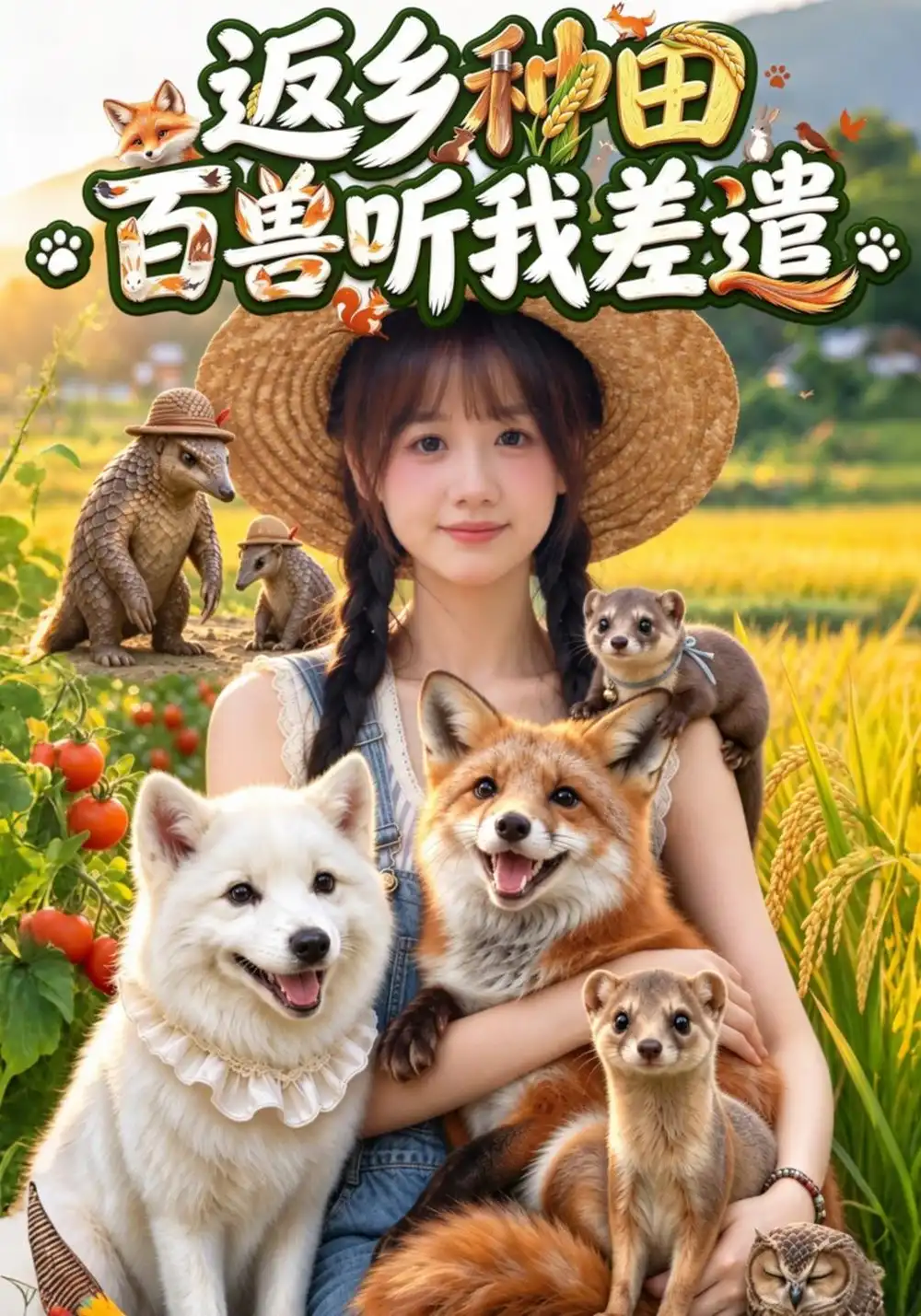 《返乡种田，百兽听我差遣（65集）仇乐瑶&杨皓文》短剧全集免费在线看