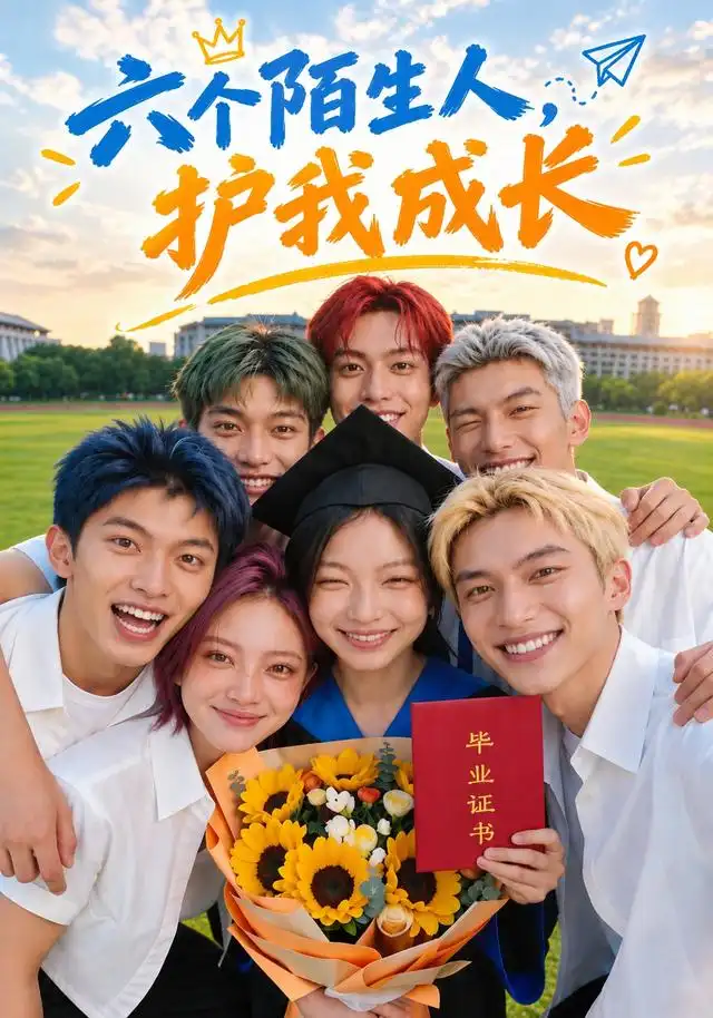 《六个陌生人，护我成长&六个陌生人护我成长（63集）AI短剧》短剧全集免费在线看