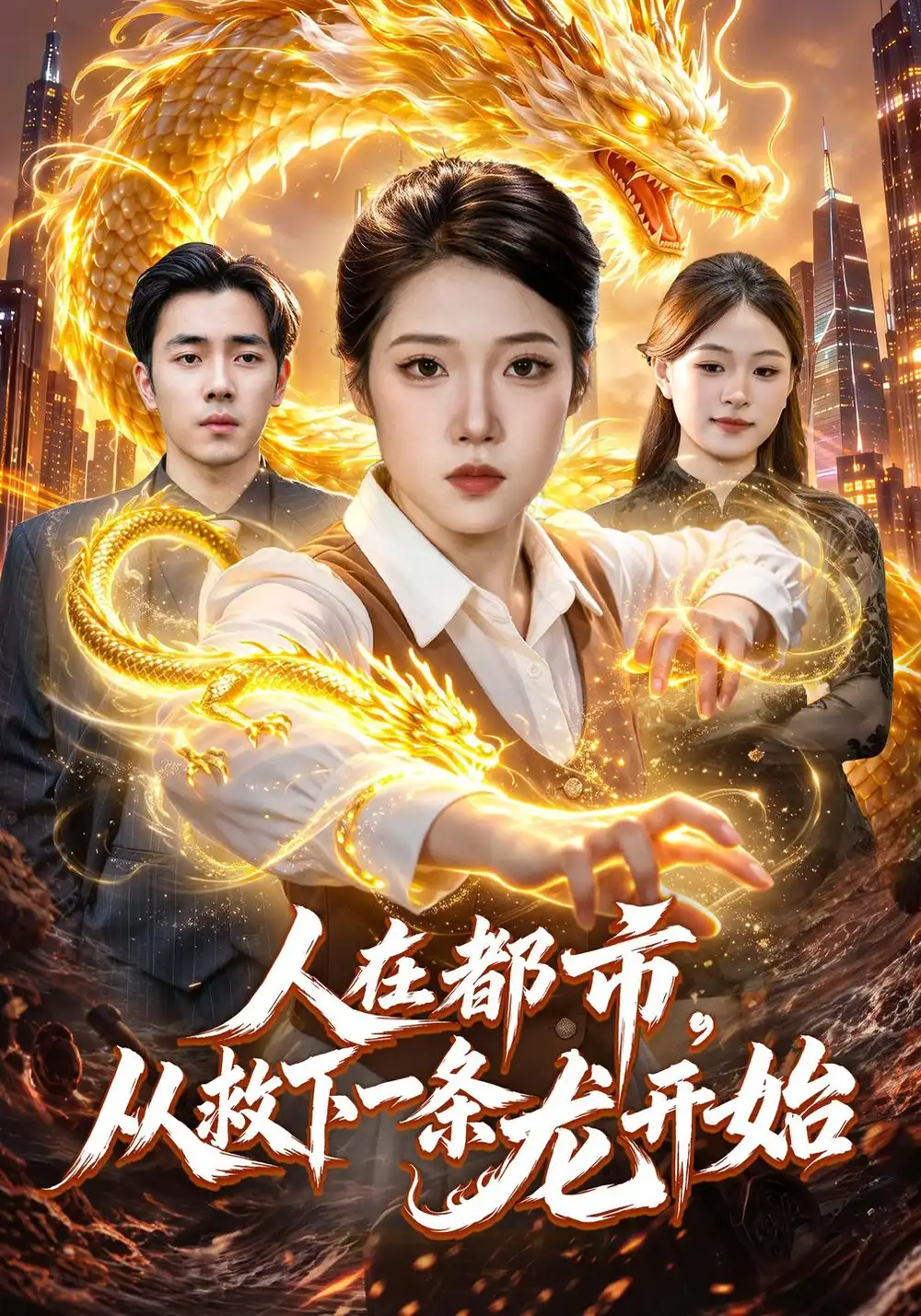 《人在都市，从救下一条龙开始（103集）胡艺瀚&江路祺&普陀》短剧全集免费在线看