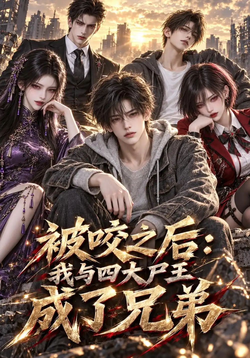《被咬之后：我与四大尸王成了兄弟&被咬之后我与四大尸王成了兄弟（183集）AI短剧》短剧全集免费在线看