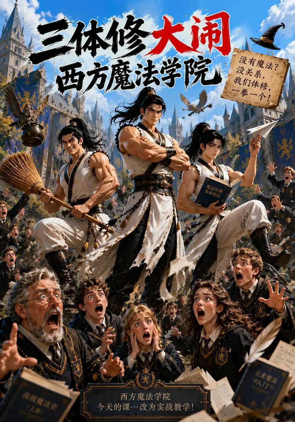 《三体修大闹西方魔法学院（60集）AI短剧》短剧全集免费在线看