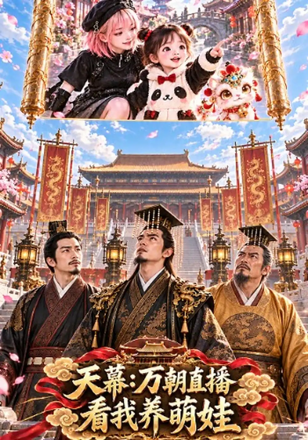 《天幕：万朝直播看我养萌娃&天幕万朝直播看我养萌娃（122集）AI短剧》短剧全集免费在线看