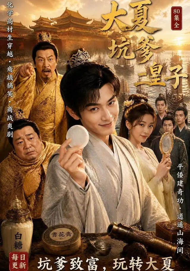《大夏坑爹二皇子（80集）AI短剧》短剧全集免费在线看