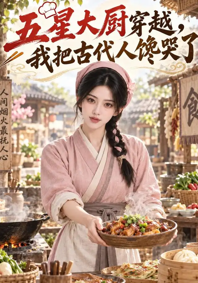 《五星大厨穿越，我把古代人馋哭了&五星大厨穿越我把古代人馋哭了（73集）AI短剧》短剧全集免费在线看