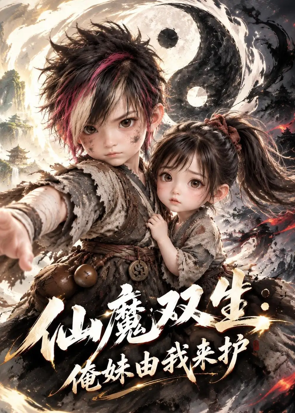 《仙魔双生：俺妹由我来护&仙魔双生俺妹由我来护（50集）AI短剧》短剧全集免费在线看
